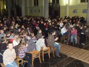 Les enfants du caté à l'église St Martin